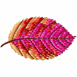 Leaves Embroidery Design 3